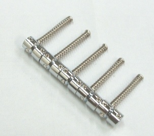 Ibanez Saddle Set for ATK5 Bridges Chrome 2BB2A151C