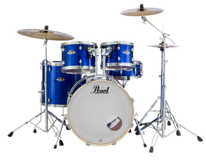 Pearl Export 5-pc. High Voltage Blue Drum Set w/830-Series Hardware Pack
