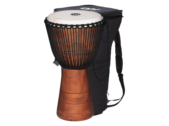 Meinl Original African Style Rope Tuned Wood Djembe XL Brown (ADJ2-XL+BAG)