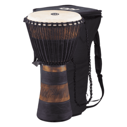 Meinl Original African Style Rope Tuned Wood Djembe XL Brown/Black (ADJ3-XL+BAG)