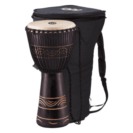 Meinl Original African Style Rope Tuned Wood Djembe L Black (ADJ4-L+BAG)
