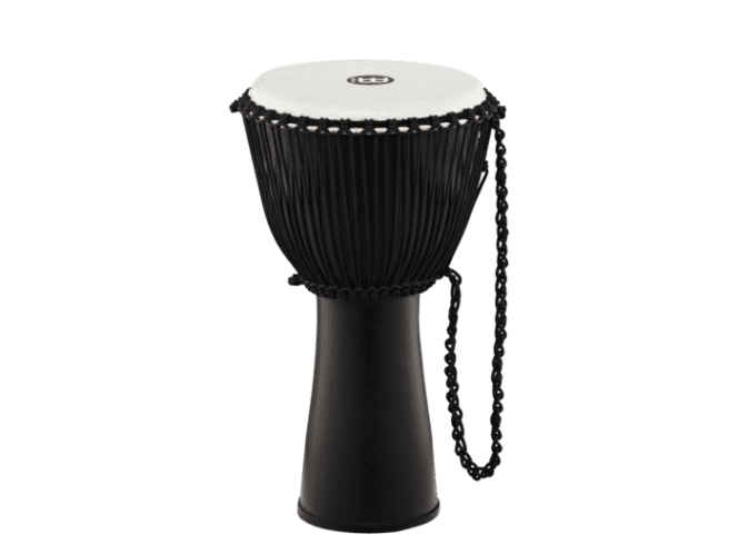 Meinl Rope Tuned Journey Series Djembes Synthetic Head L Natural Black (FADJ5-L)