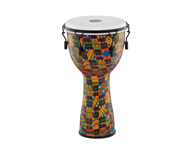 Meinl Mechanical Tuned Journey Series Djembe Synthetic Head L Kenyan Quilt (FMDJ2-L-F)