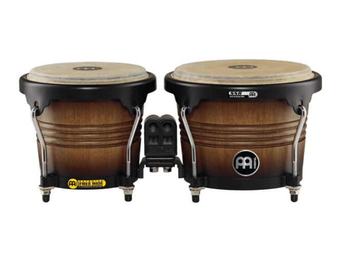 Meinl Marathon Series FWB190 Wood Bongos Antique Tobacco Burst (FWB190ATB-M)