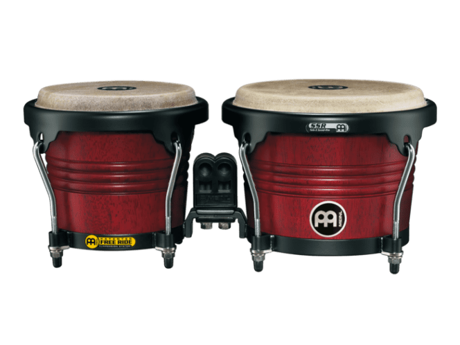 Meinl Marathon Series FWB190 Wood Bongos Cherry Red (FWB190CR-M)