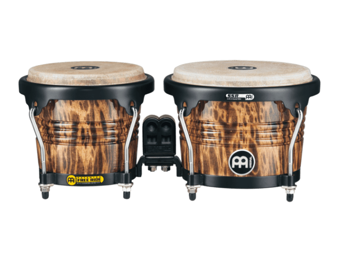 Meinl Marathon Designer Series FWB190 Wood Bongos Leopard Burl FWB190LB