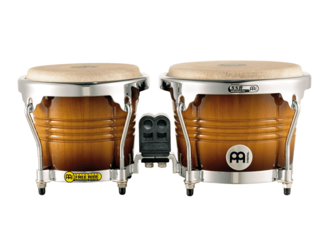 Meinl Marathon Exclusive Series FWB200 Wood Bongo Gold Amber Sunburst (FWB200GAB)