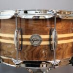 Gretsch Full Range 14" x 6.5" Walnut Snare Drum w/ Maple Inlay (S1-6514W-MI) - Image 2