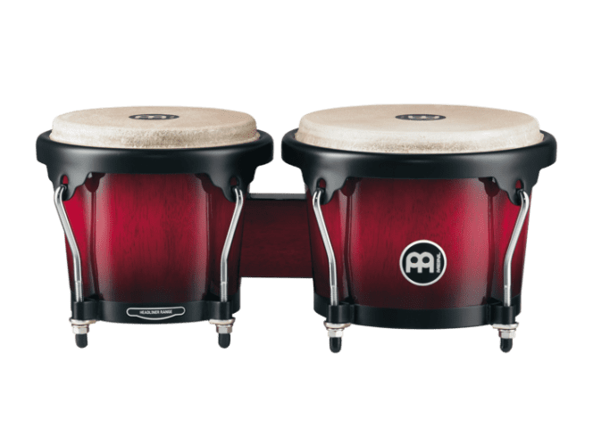 Meinl Headliner Series HB100 Wood Bongos Wine Red Burst (HB100WRB)