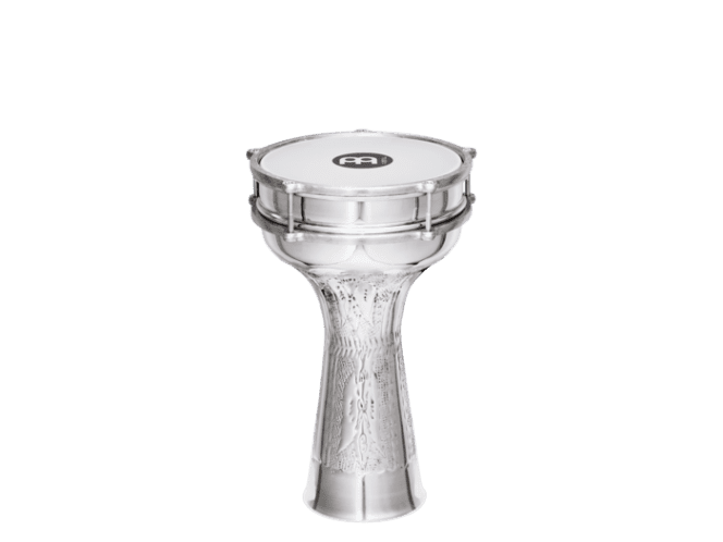 Meinl Aluminum Jingle Darbukas Hand-Hammered 8" X 14 1/2" - HE-314