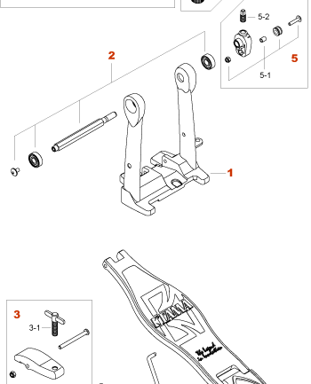 Tama Footboard Assembly for HP30 (HP307)
