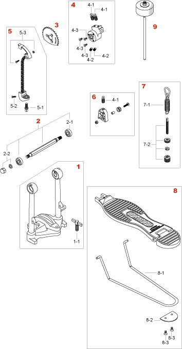 Tama Connecting Chain w/Cover for HP35B (HP35B5) - Image 2