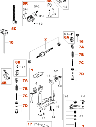 Tama Beater Shaft Only CB9PS1