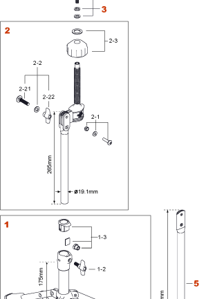 Tama Extra Long Tube HS30TP3