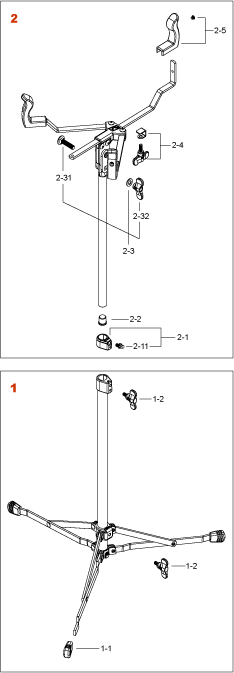 Tama M8x35 Bolt, Washer and T-Nut (B835TTN8W)
