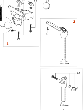 Tama Square Head Bolt and Washer for MTH909BN (MSS830WBN)