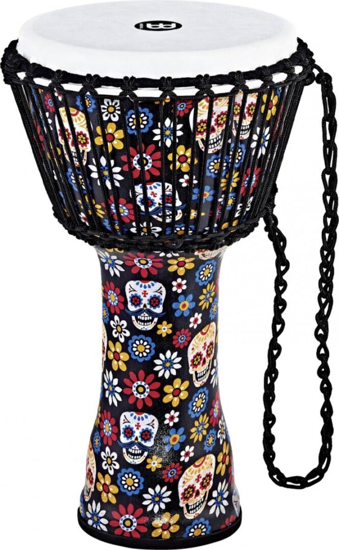 Meinl Day of the Dead Roped Tuned 10" Travel Series Djembe - PADJ7-M-F