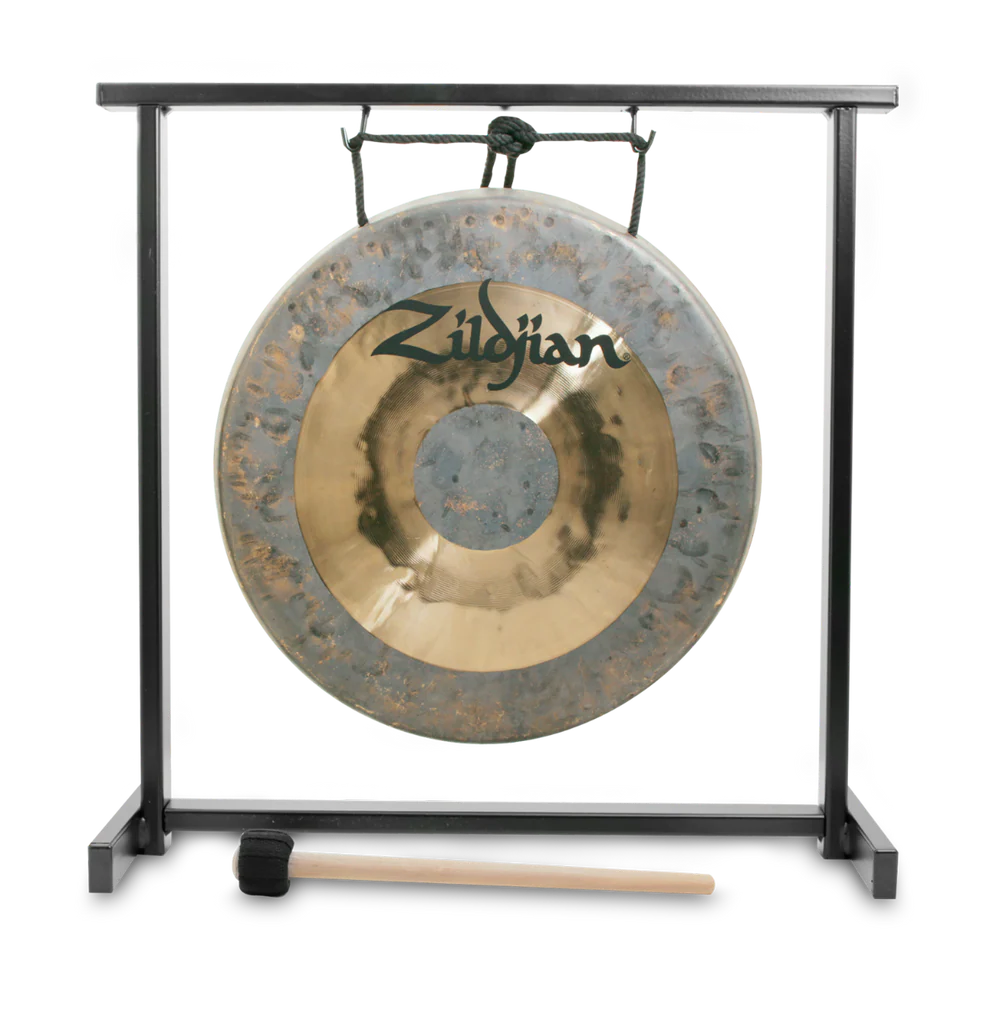 12" Zildjian Band & Orchestral Series Traditional Gong and Table Top Stand Set P0565