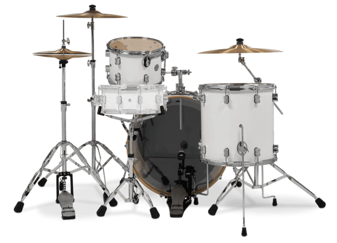 PDP Concept Maple Rock Kit- Pearlescent White Lacquer PDCM24RKPW