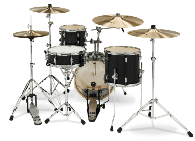 PDP New Yorker 4-Piece Drum Set - Black Onyx Sparkle PDNY1604BO - Image 2
