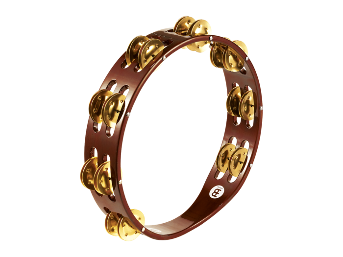 Meinl Traditional Wood Tambourine Brass Jingles (TA2B-AB)