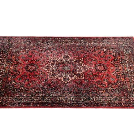 DRUMnBASE Vintage Persian Style Drum Rug - Original Red 4.26' X 3' VP130-ORD