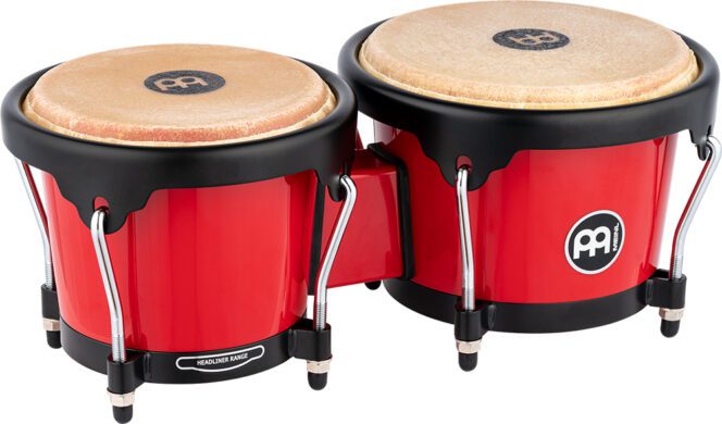 Meinl Percussion Journey Series Bongo -6 1/2" & 7 1/2" Red HB50R