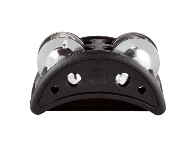 MEINL Percussion Compact Foot Tambourine CFJS2S-BK