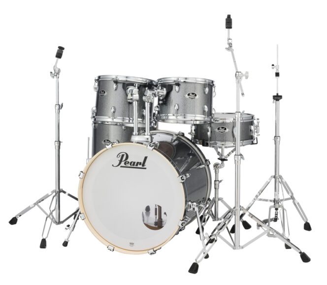 Pearl Export 5pc Drum Set w/830 Series Hardware Pack - Grindstone Sparkle