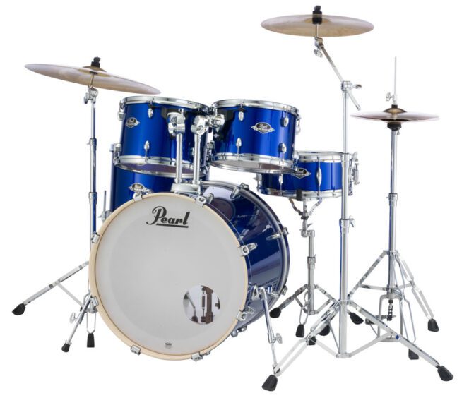 Pearl Export 5-pc. High Voltage Blue Drum Set w/830-Series Hardware Pack