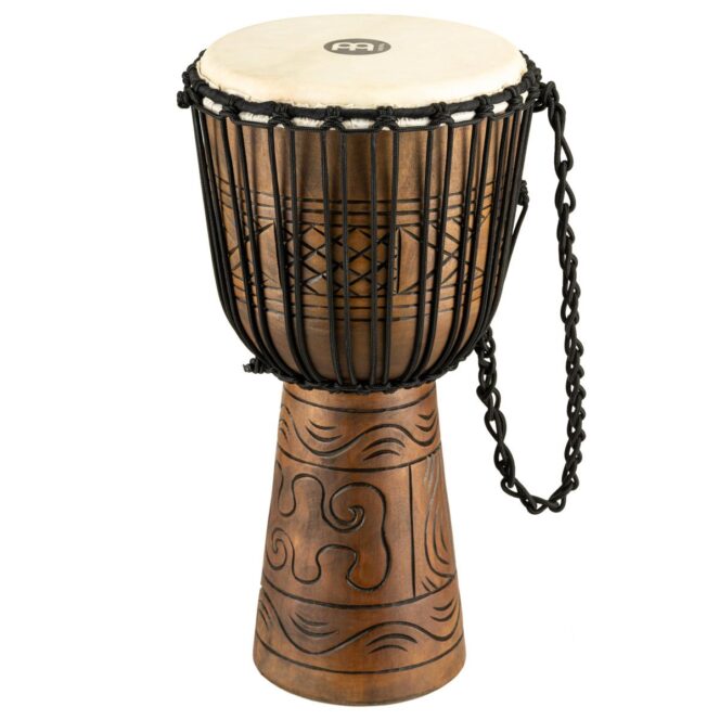 Meinl 12" Headliner Rope Tuned Artifact Series Djembe Large - Brown HDJ17-L