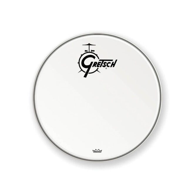 Gretsch 20" Coated Bass Drum Logo Head - GRDHCW20