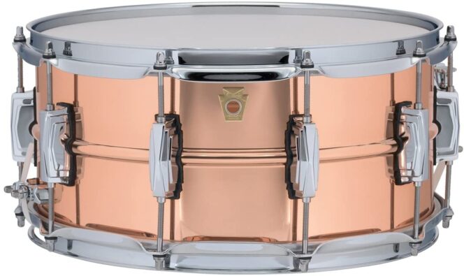 Ludwig 6.5"x14" Polished Copper Phonic Snare Drum LC662