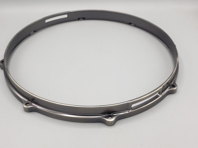 Tama 13" Die-Cast Snare Side Hoop - 8 Hole Smoked Black Nickel (MDH13S8U)