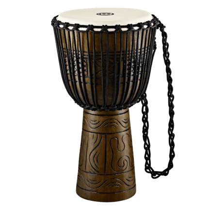 MEINL Percussion Headliner Rope Tuned Artifact Series Djembe Extra Large - 13" Brown