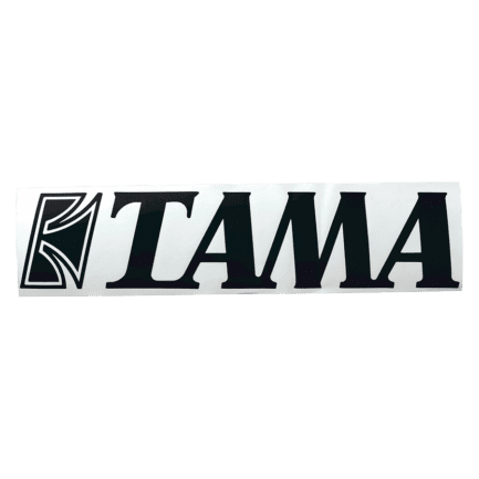 Tama Logo Drum Head Decal Black TLS120BK