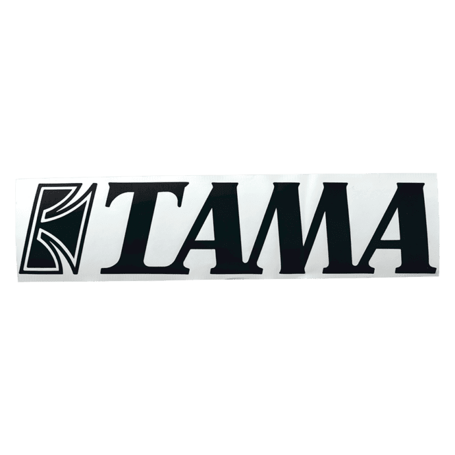 Tama Logo Drum Head Decal Black TLS120BK