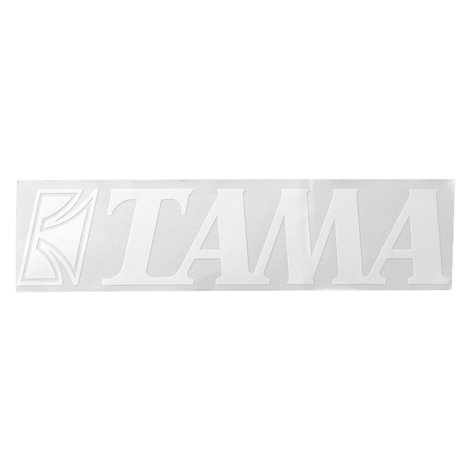 Tama Logo Drum Head Decal White TLS120WH