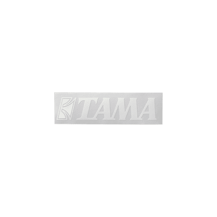 Tama Logo Decal Sticker White TLS70WH