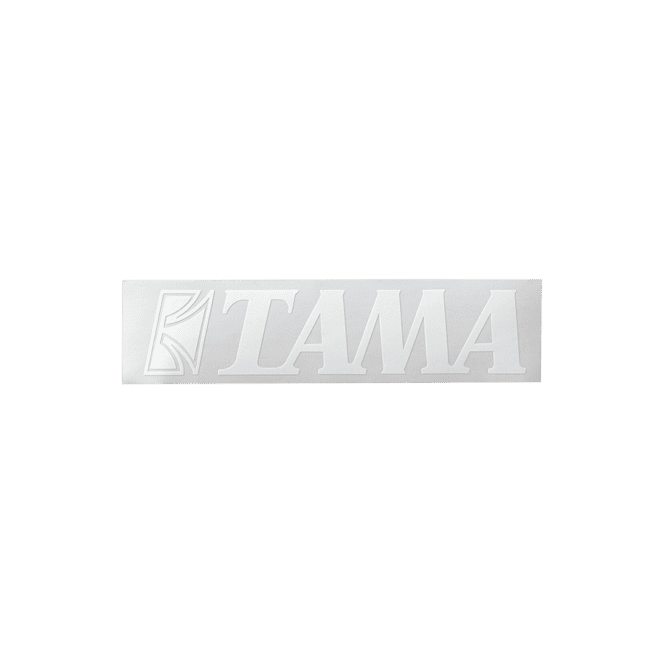 Tama Logo Decal Sticker White TLS80WH