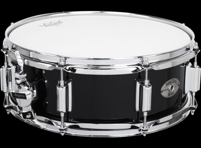 Rogers U.S.A. 5"X14" PowerTone Snare Drums - Piano Black