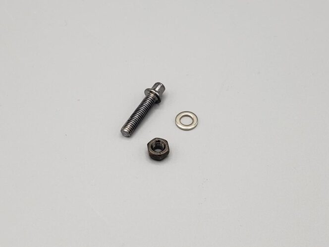 Tama M6x25mm Square Head Bolt, Washer, and Nut Assembly (MS625SHWNN)