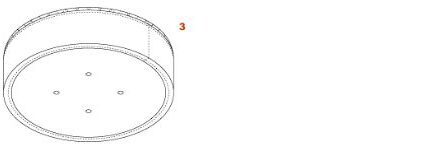 Tama Seat and Casting Assembly for HT65W (HT65W3)