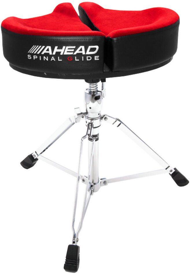Ahead Spinal G Saddle Red Cloth Top/Black Sides SPG-R