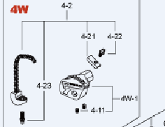 Tama Left Side Sprocket and Chain Assembly for HP200PTW (HP200PW5)