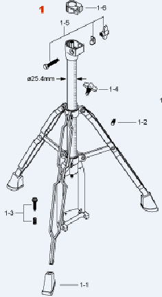 Tama Footboard for HH35W - 2015 Model (HH35W1N)