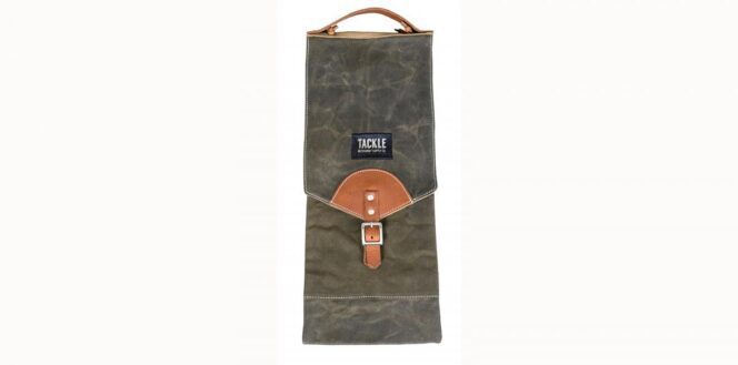 Tackle Waxed Canvas Compact Drum Stick Bag Forest Green CSB-WFG - Image 3