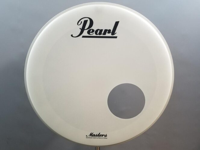 Pearl Masters 20" Coated Powerstroke 3 Bass Drum Logo Head