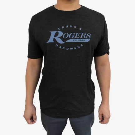 ROGERS DYNA-SONIC T-SHIRT, BLACK – X-Large