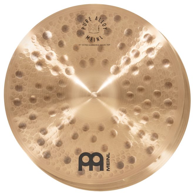MEINL Cymbals Pure Alloy Extra Hammered Hihat - 15"